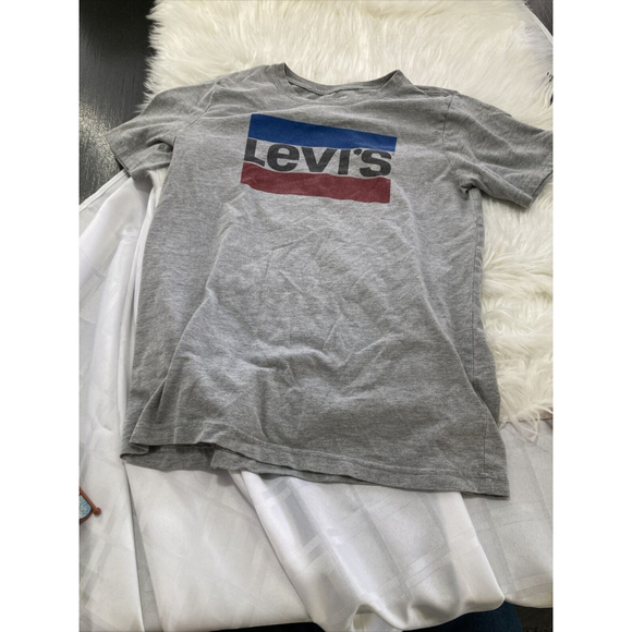 Levi’s Youth T-shirt Size Xl Tees 13-15 Yrs Grey 158-170cm Short Sleeve - Picture 1 of 8